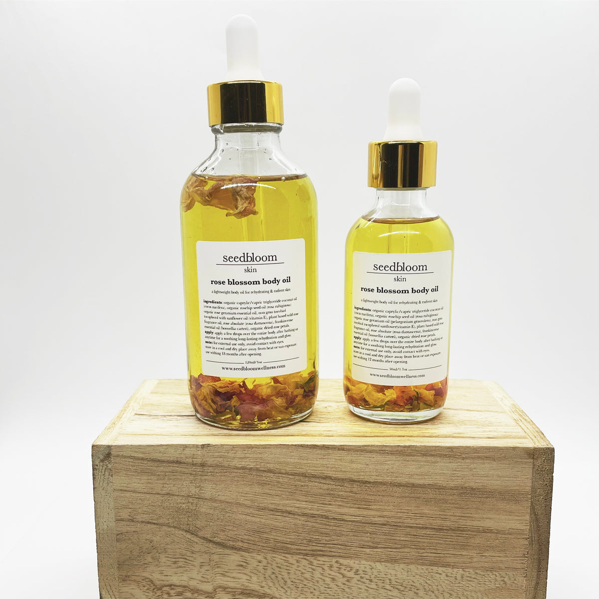 Rose body oil for glowing summer skin and dry skin in the winter. – Daisy &  Mabel Organics